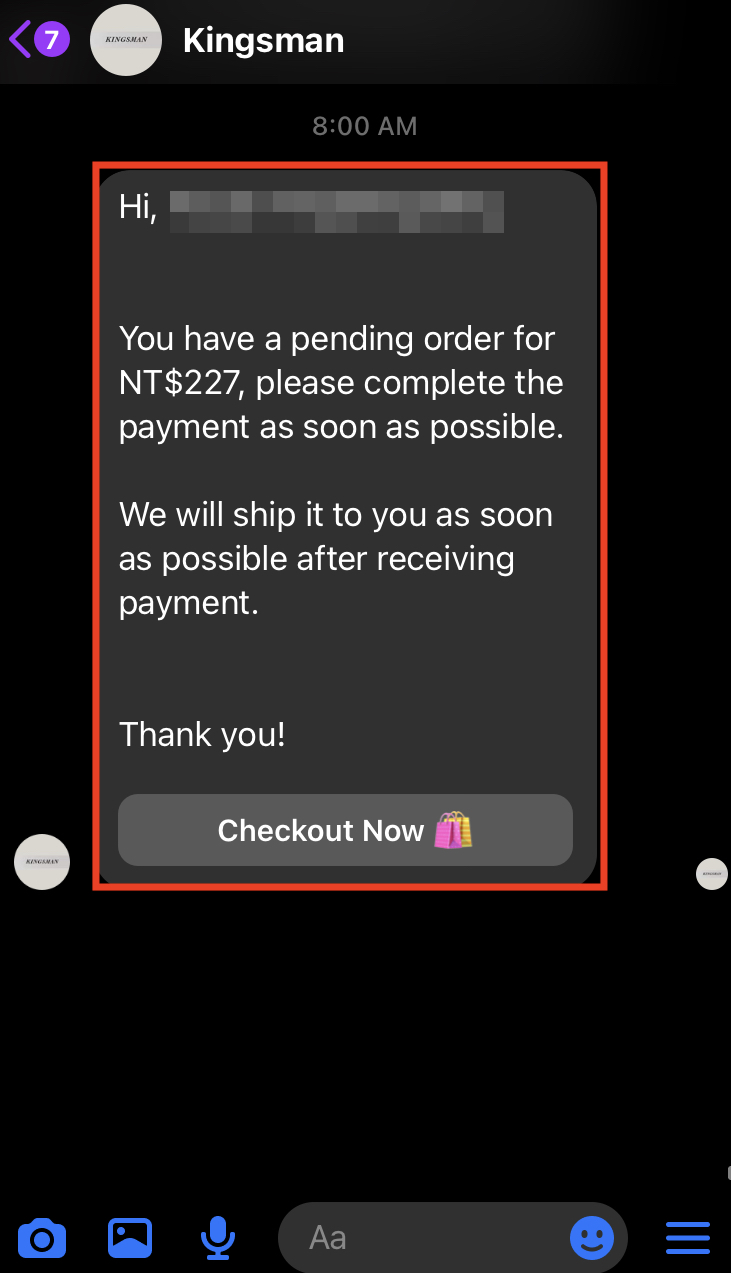 Payment Reminder Message Center SHOPLINE Help Center