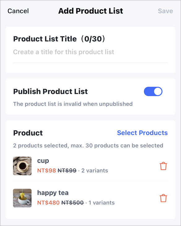 product