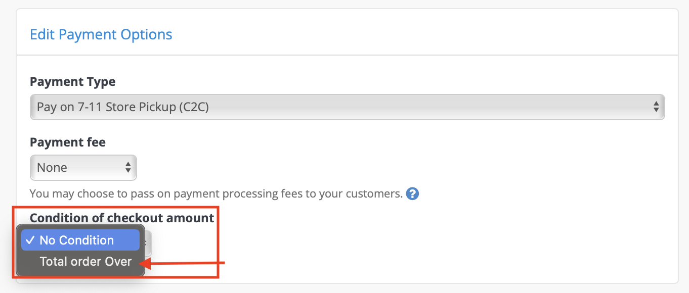 Set Up Checkout Amount Condition – SHOPLINE Help Center